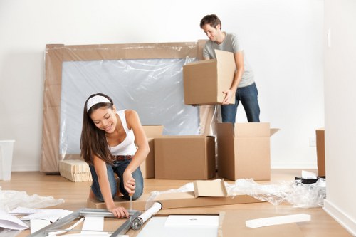 A family preparing for a smooth house move in Welling