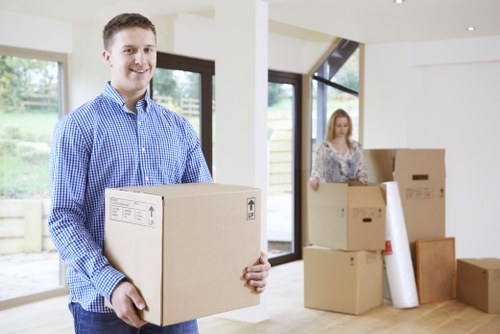 Moving day support for student removals in Welling with a van and boxes