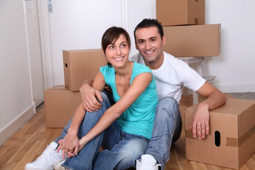 Secure storage and moving service for customers in Welling