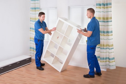 Worker reviewing safety checks before starting a removal job