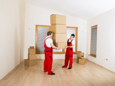 Professional office relocation services handling desks and equipment in Welling